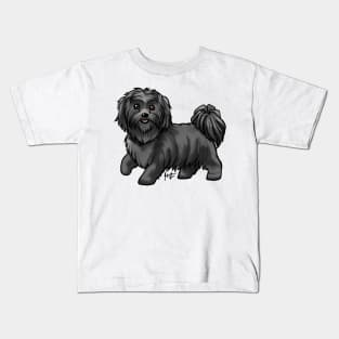 Dog - Shih Tzu - Black Kids T-Shirt